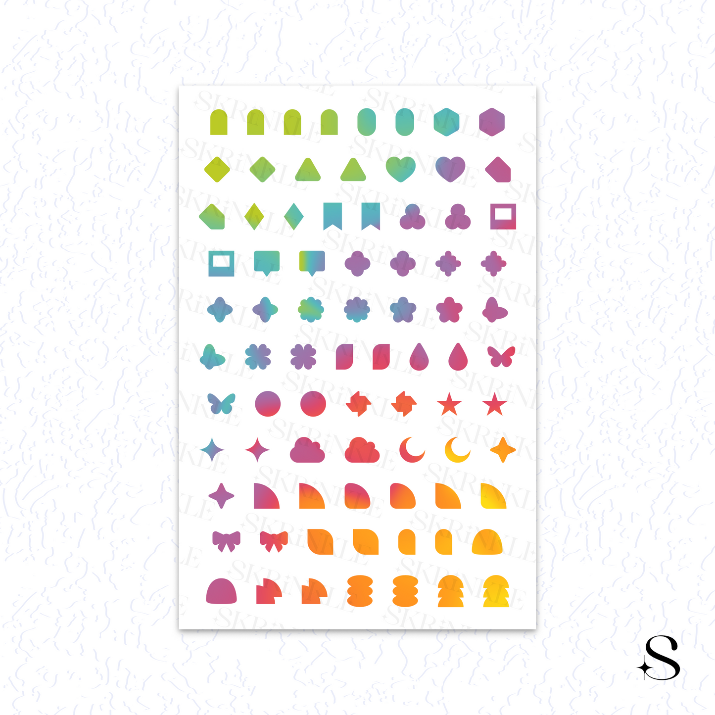 Shapes Stickers - New year 2026