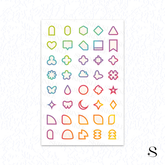 Shapes Stickers - New year 2026