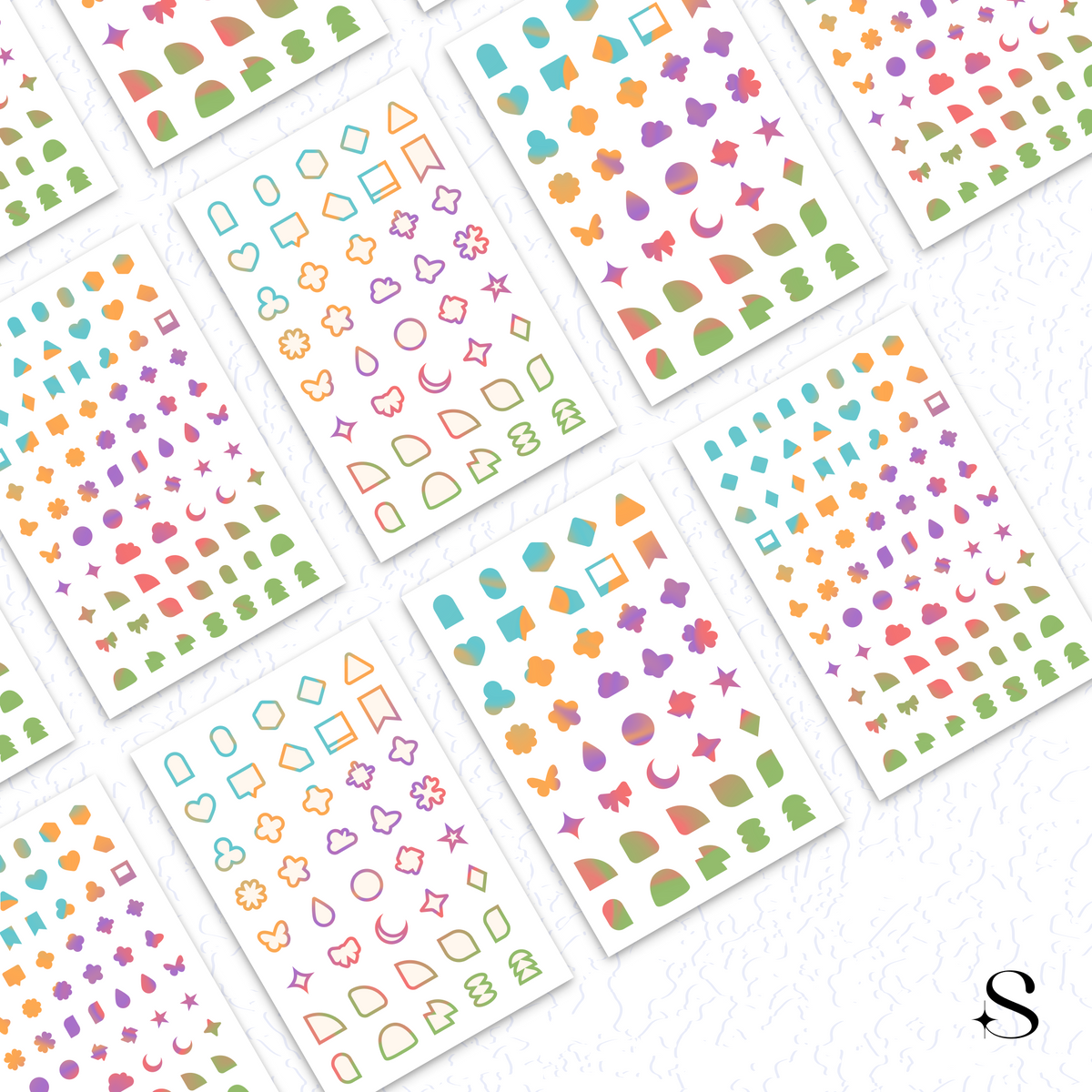 Shapes Stickers - Celebration
