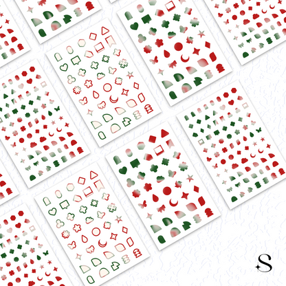 Shapes Stickers - Christmas