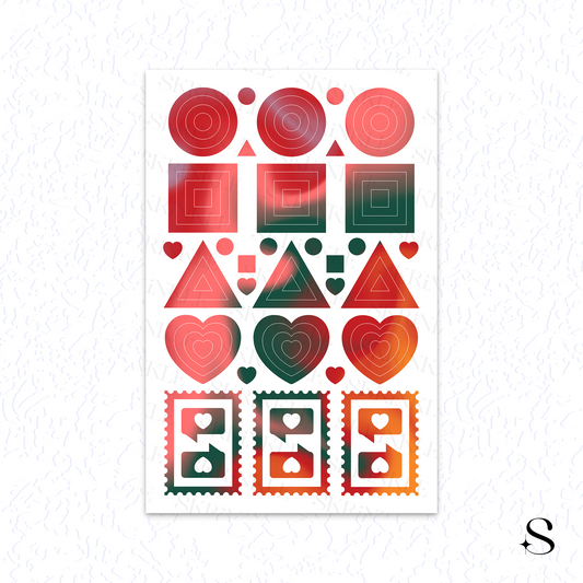 Frame stickers - Love & Rose