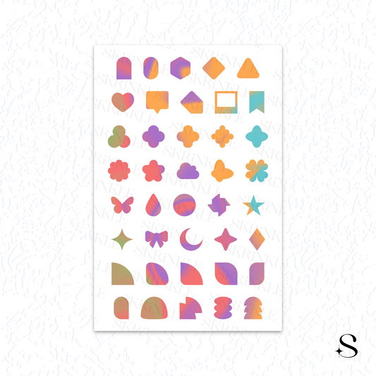 Shapes Stickers - Celebration