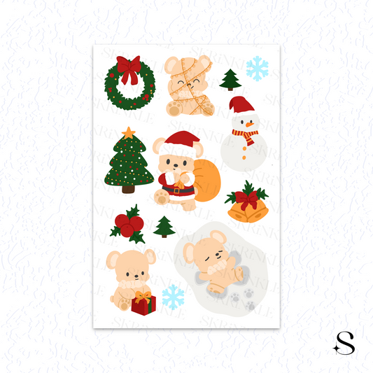 Eun Oh Stickers - Christmas