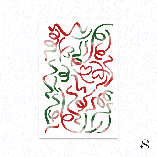 Confetti Stickers - Christmas