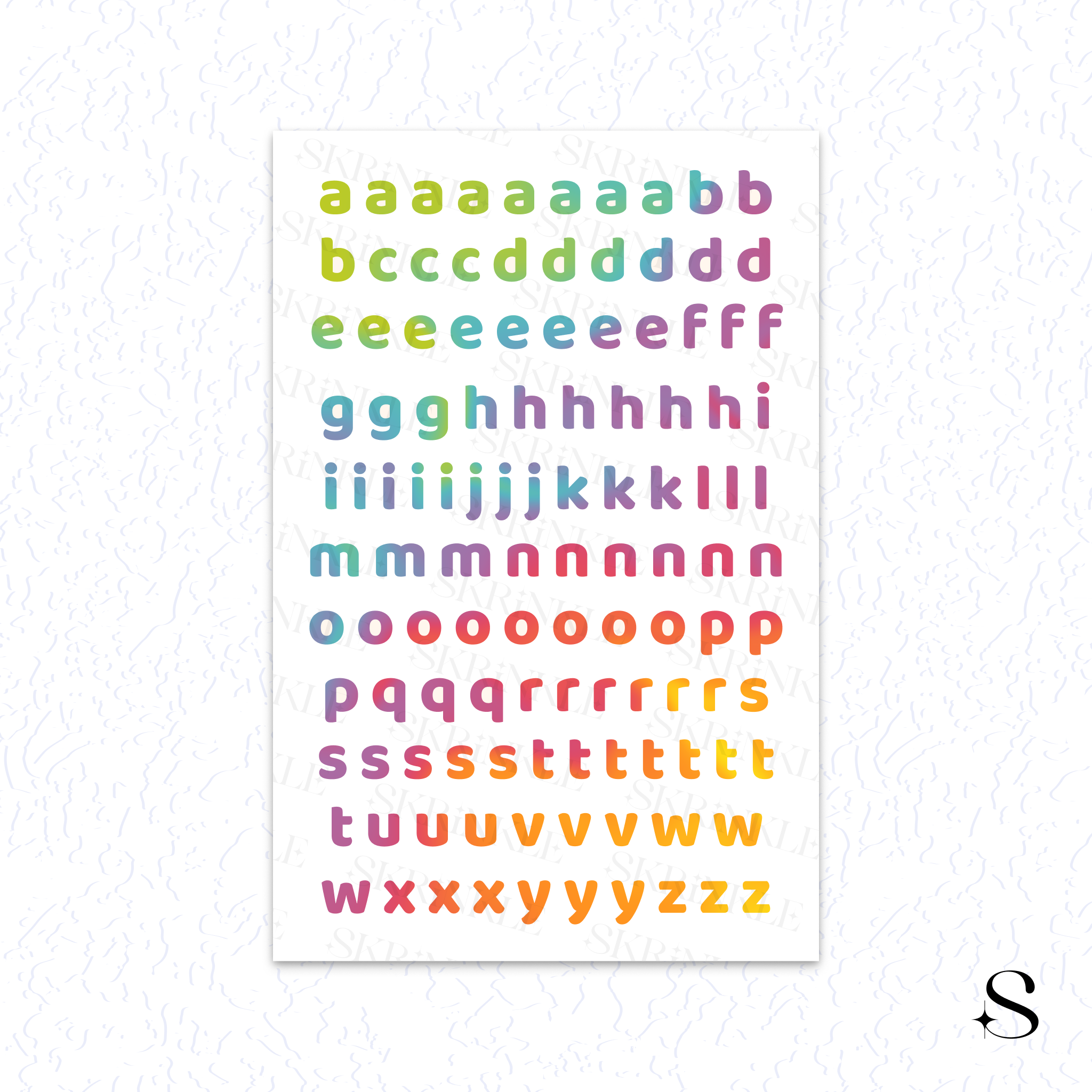 Letters and numbers stickers - New Year 2026 - Cute journal stickers ...